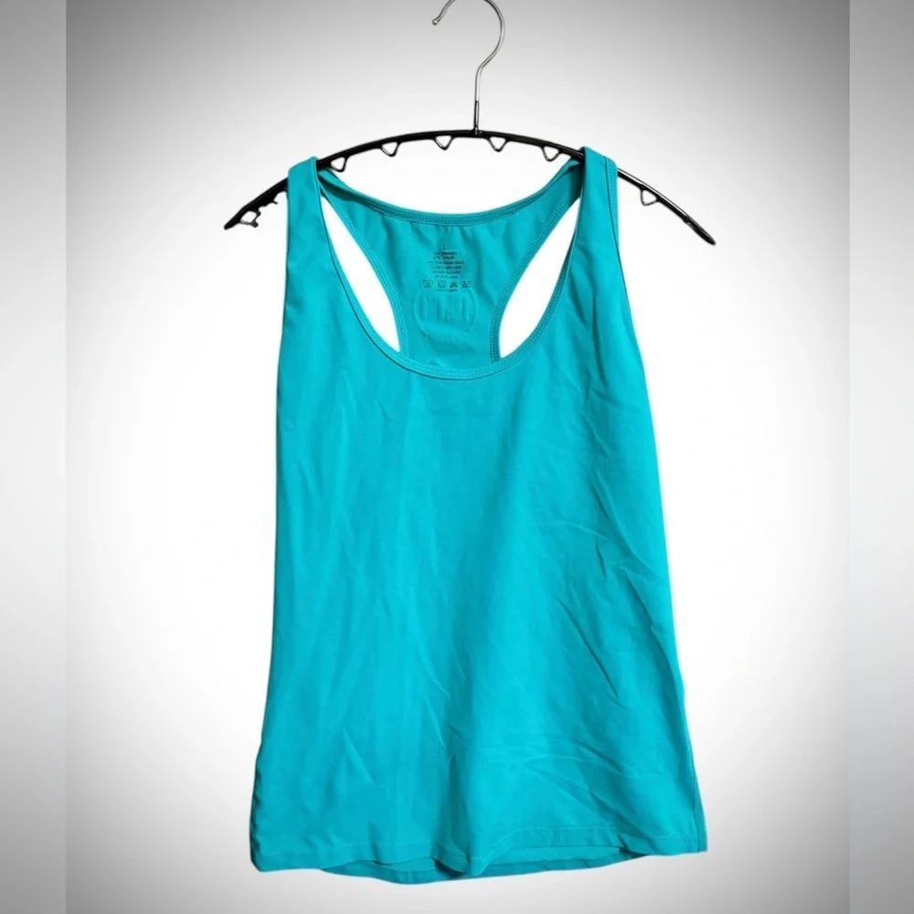 Teal Spandex Nylon Garment - Picture 2 of 3